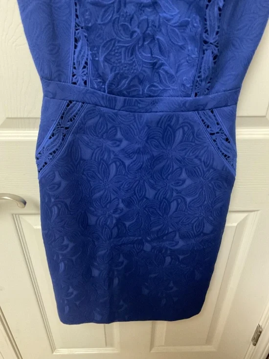 EUC. Stunning royal blue Antonio Melani dress. Size 0. Lined - Picture 3 of 6